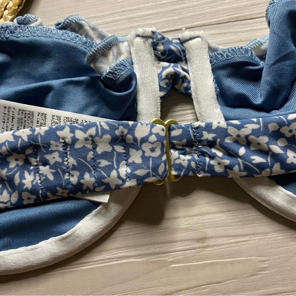 Billabong 🏝️ Ditsy Floral Ruffle Underwire Bikini Top - Picture 8 of 11